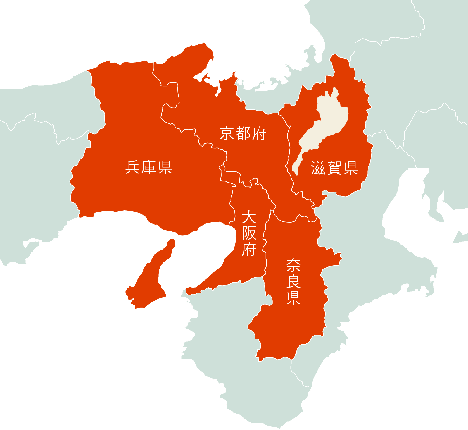 対応地域マップ