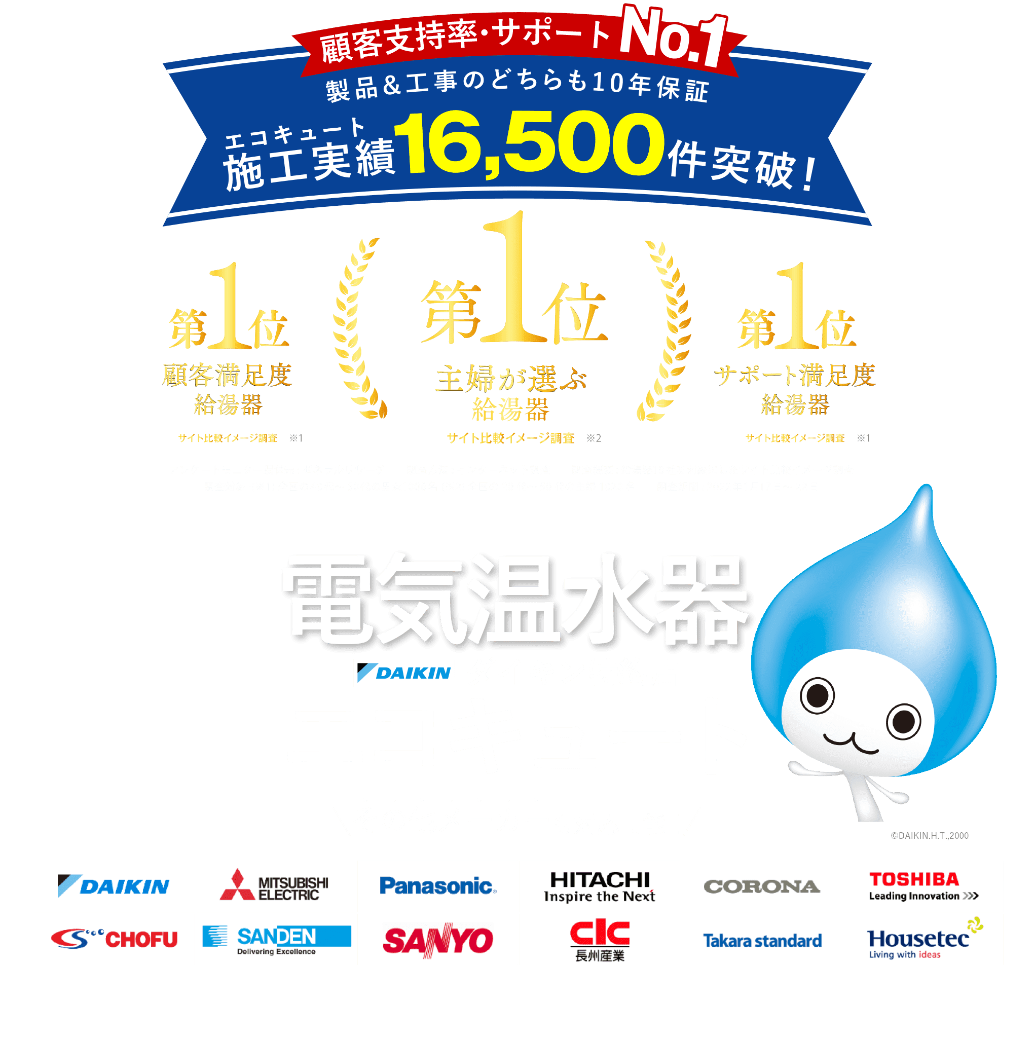 電気温水器・エコキュート工事 24時間365日対応